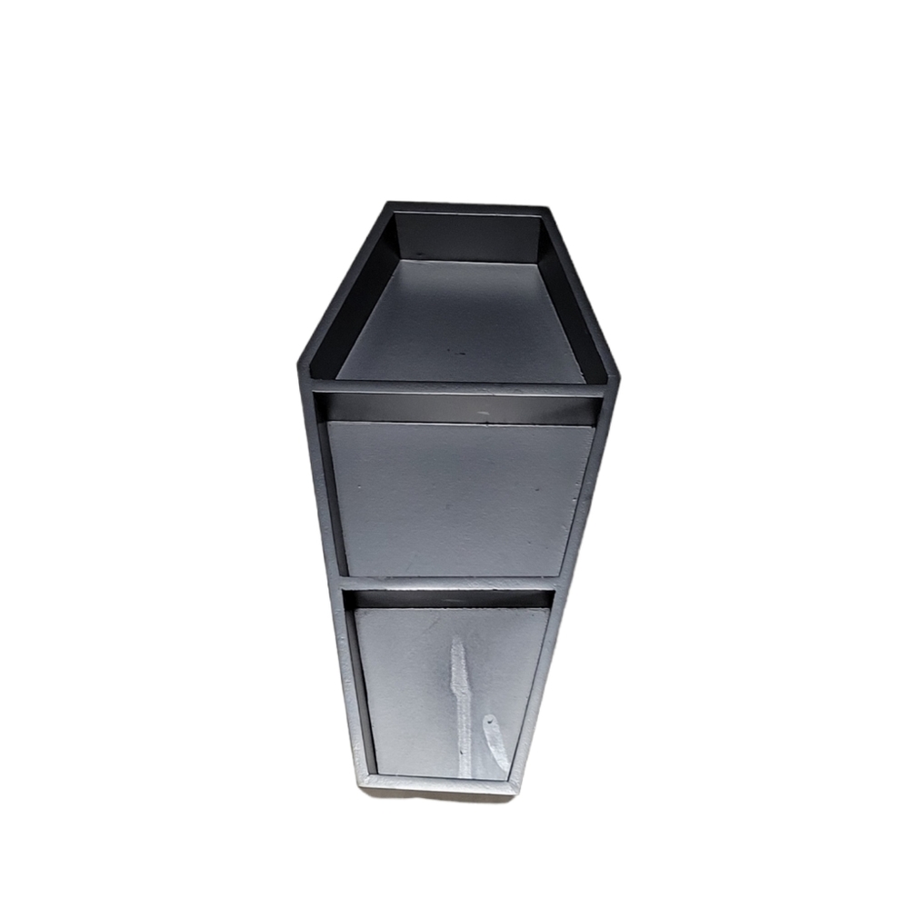 Sourpuss Coffin Display Shelf in Black
